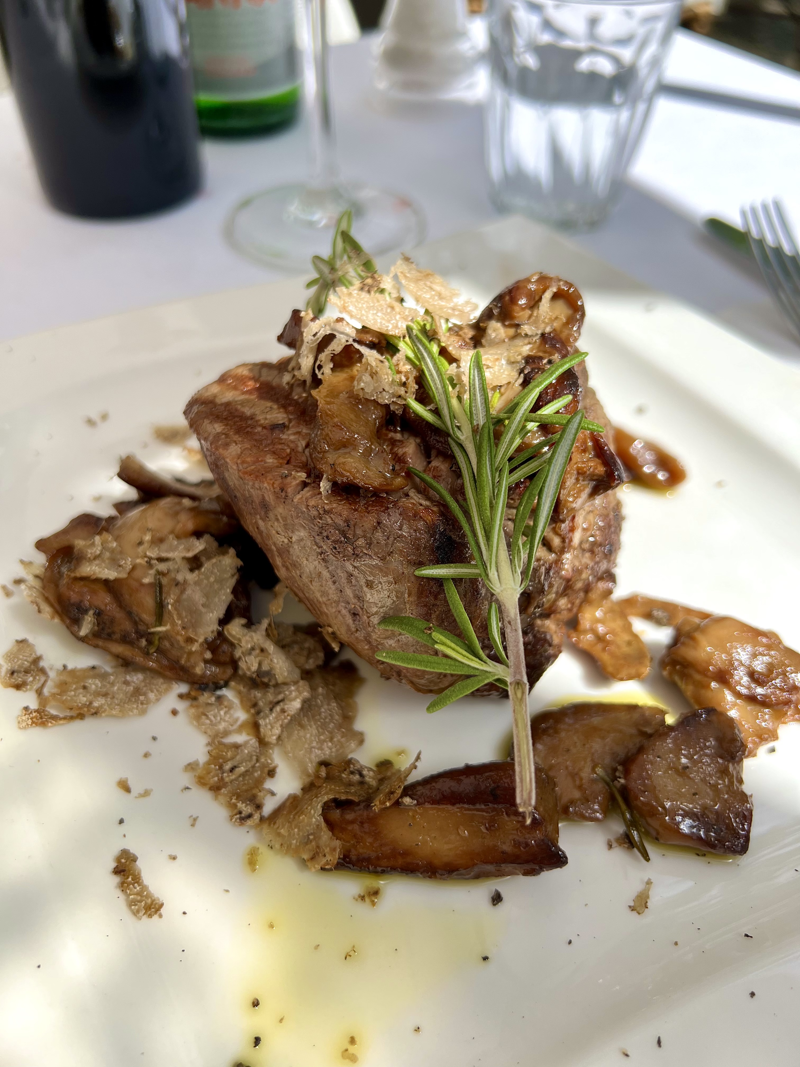Steak mit Trüffel